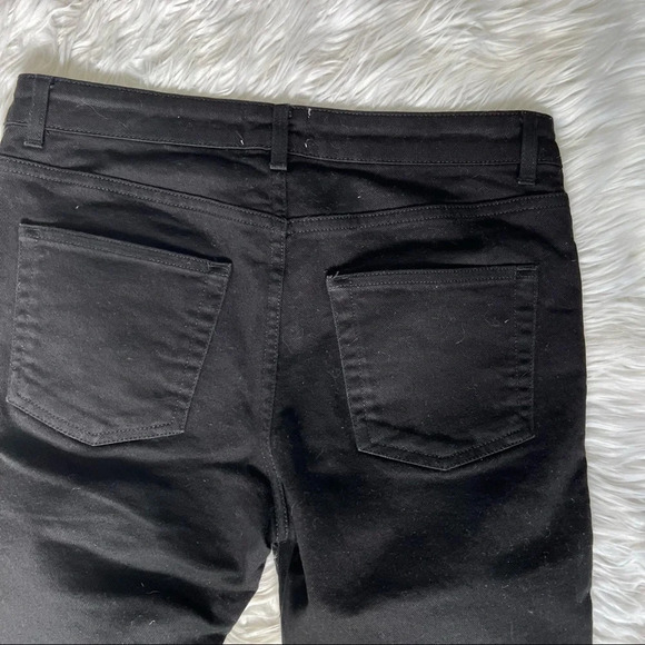 Acne Row Slouchy Straight Jeans Black Designer Casual Women’s Denim 26 - Picture 10 of 11